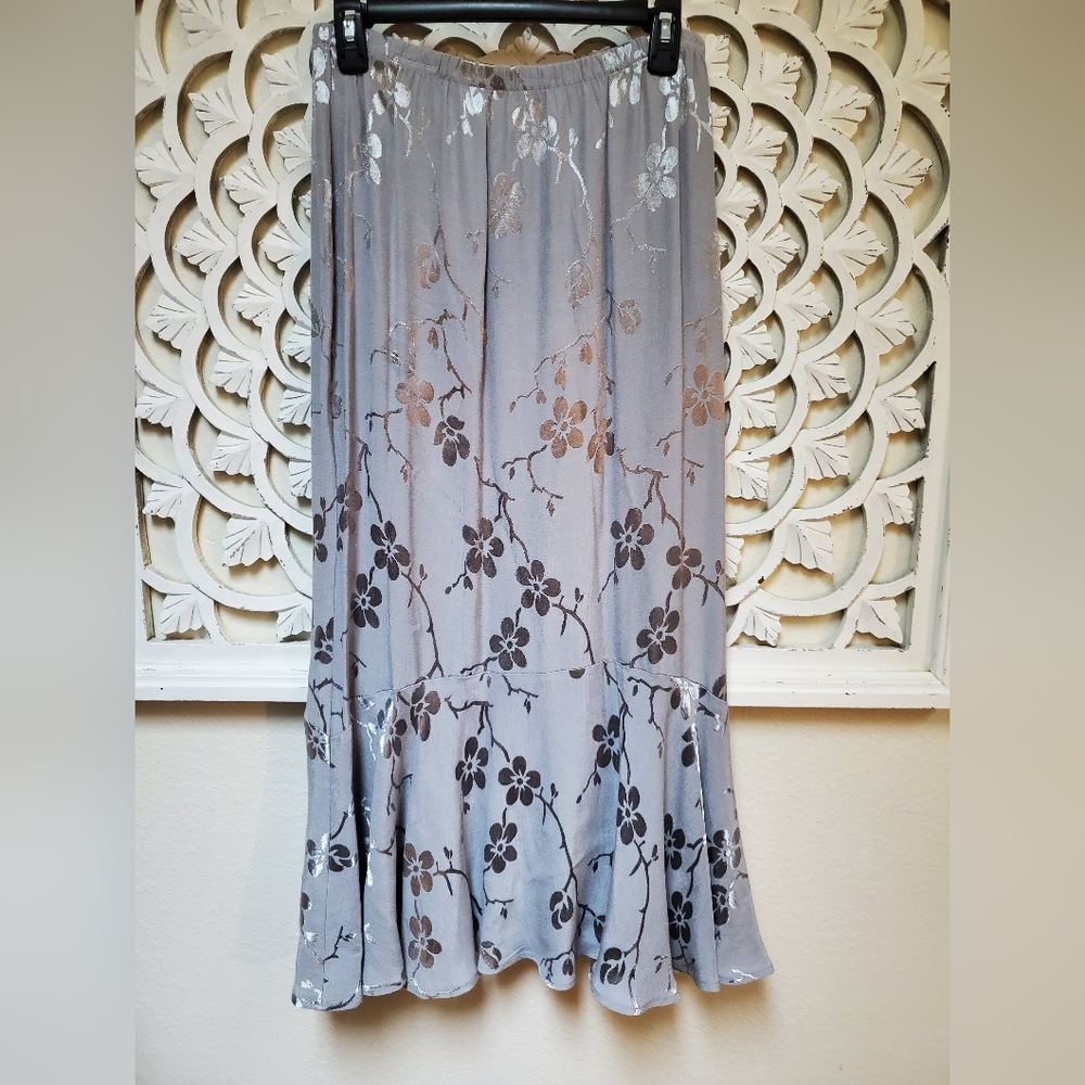 Spencer Alexis Vintage 3 Piece Set Kimono, Tank, Skirt Med /large Cherry Blossom - Picture 8 of 13